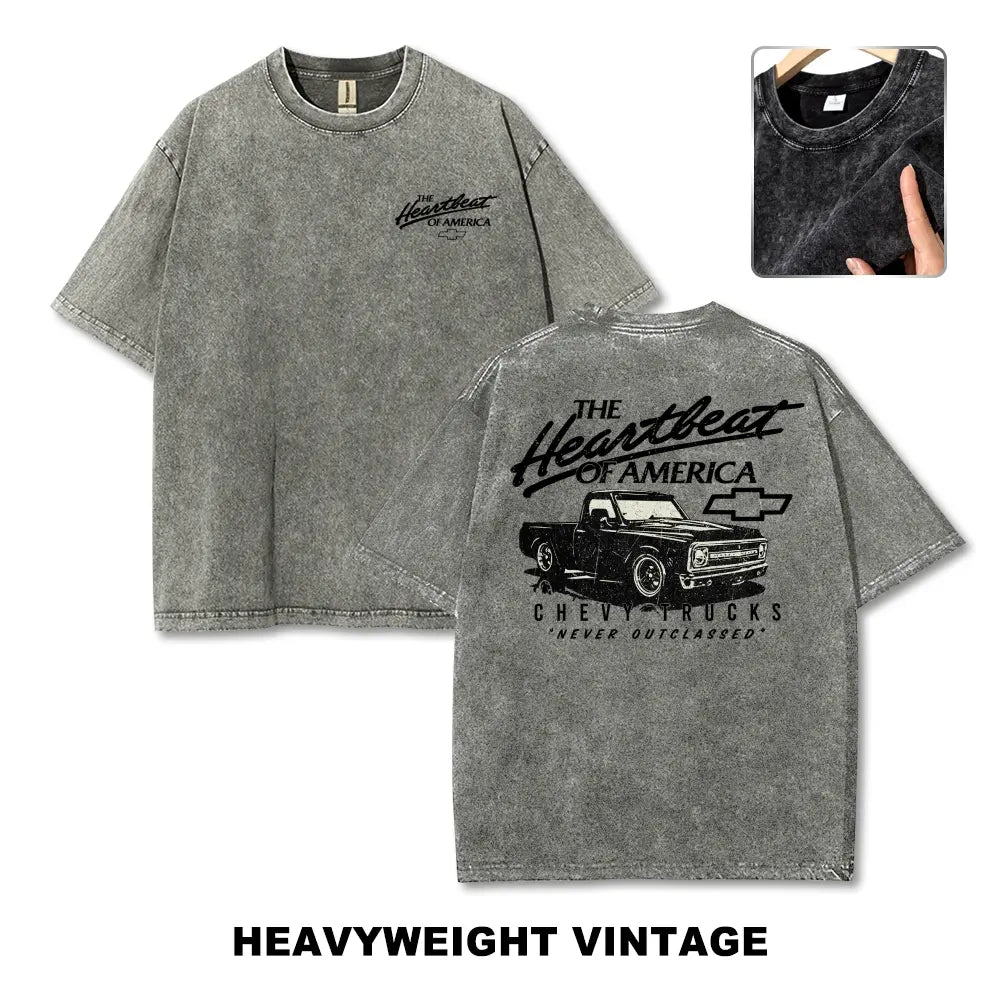 Truck Car Graphic Vintage Washed Tee 90s Men's Graphic Tee t Shirts Funny Graphic Tee Good Graphic Tees Graphic Tees Streetwear Outfits Men Vacation Outfits Oversized Tshirt Men,clothes for back to school,first day of school outfits